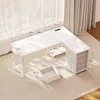 Eckschreibtisch mit 4 Schubladen, 135×100 cm Schreibtisch L Produktbild-Vorschau 3