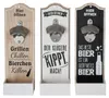 GILDE Otvírák na láhve, rčení, MDF, kov, přírodní barva, Náhled obrázku produktu 2