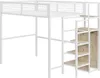 MODFU Lit Mezzanine 140x200 Cm - Lit Double Avec Rangements Voir les images du produit 6