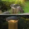 Forever 4 Stück Solar Pfostenleuchten, 8LED Solarleuchten Produktbild-Vorschau 6