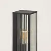 Wandleuchte Aussen Metall und Glas Taiga Schwarz Produktbild-Vorschau 4