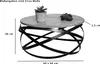 Couchtisch rund Akazieholz massiv natur 60 x 60 cm Produktbild-Vorschau 3