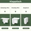 OYAJIA Klapptisch Esstisch Klappbarer Tisch mit Offenen Produktbild-Vorschau 6
