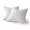 Lot de 2 oreillers moelleux Plumettes Percale de Coton - 60 Voir les images du produit 1