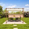 PRIMEYARD Pergola 3x3 m s posuvnou střechou a ocelovým Náhled obrázku produktu 4