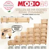 MODO24 Gemüseregal Holz, 5 Holzkisten, Kartoffelsteige, Produktbild-Vorschau 3