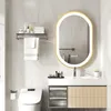 Vrygle Miroir Ovale avec Éclairage : Miroir LED 80x50 cm, Voir les images du produit 7