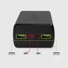 Powerbanka SBS 30000mAh 2xUSB-C 2xUSB-A Čierna Náhľad obrázku produktu 6