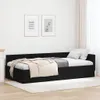 vidaXL Eckbettgestell mit Kopfteil Schwarz 90 cm x 190 cm Produktbild-Vorschau 2