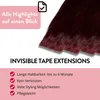 hair2heart Invisible Tape Extensions Ľudské vlasy Premium - Náhľad obrázku produktu 3