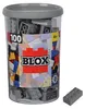 Simba Blox 100 Graue 8er Steine in Dose, Bausteine, Anteprima dell’immagine prodotto 1