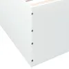 vidaXL Cadre de lit blanc 150x200 cm en bois composite Voir les images du produit 8