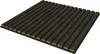 A panel with dark gray slats and a light brown backing, presented at an angle on a white background. Anteprima dell’immagine prodotto