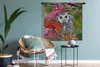 MuchoWow® Wandteppich Wandbehang Eule - Vogel - Laub - Produktbild-Vorschau 5