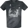 Pokémon T-Shirt Uni Pikachu - Graffiti schwarz M Produktbild-Vorschau 1