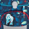A close-up view of a backpack with a unicorn patch and a beaded charm. Anteprima dell’immagine prodotto