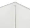 vidaXL Pot de jardin blanc, 30 x 30 x 50 cm, en acier Voir les images du produit 5