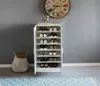 Botník MARTIN se 2 dvířky Bílý 55x108x35 cm Botník na boty Náhled obrázku produktu 6