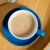 Argon Ta Farbige Cappuccino Tasse und Untertasse Set - Produktbild-Vorschau 6