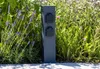Steckdosensäule 4-fach IP44 Anthrazit 250V/ 16A 13x13x40cm Produktbild-Vorschau 3