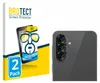 A product packaging box and a smartphone with camera lens protectors. Produktbild-Vorschau
