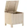 vidaXL Truhlica s vekom RANA 60x49x54 cm z masívneho Náhľad obrázku produktu 7