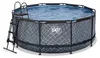 Piscina fuori terra EXIT Stone con telaio, ø360, con pompa Anteprima dell’immagine prodotto 1
