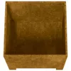 vidaXL Pflanzkübel mit Beinen 2 Stk. Rostig 50x50x50 cm Produktbild-Vorschau 8