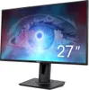 A black ASUS gaming monitor with a stylized eye graphic on the screen, displaying '27"'. Produktbild-Vorschau
