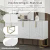 Buffet à 3 portes et étagères réglables, style moderne, Voir les images du produit 7