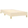 Boxspringbett mit Matratze & LED Creme 100x200 cm Stoff Produktbild-Vorschau 5