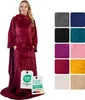 heimtexland ® Ärmeldecke TV Kuscheldecke mit Ärmeln Taschen Produktbild-Vorschau 1