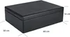 Creative Deco XL Große Schwarze Holzkiste mit Deckel | Produktbild-Vorschau 3