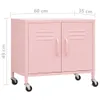 vidaXL Armadio rosa 60x35x56 cm in acciaio Anteprima dell’immagine prodotto 10