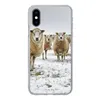 MuchoWow® Handyhülle Schutzhülle Hülle für iPhone X Schafe Produktbild-Vorschau 1