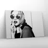 Bild auf Leinwand - Leinwandbild - 3 Teile - Frau Brille Produktbild-Vorschau 4