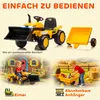 Dětské elektrické rypadlo AIYAPLAY 12 V s přívěsem, Náhled obrázku produktu 5