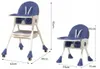 Seggiolone 4in1 - Seggiolino per bambini blu - Seggiolone Anteprima dell’immagine prodotto 9