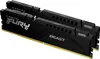 Two black RAM modules are shown from a diagonal angle against a white background. Voir les images du produit