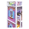 4iQ Große Holzpuppenhaus JULIA 84x34,5x124 cm mit Zubehör Produktbild-Vorschau 8