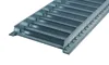 A close-up, angled view of a galvanized steel grate, likely for a drainage channel, against a white background. Anteprima dell’immagine prodotto