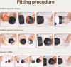A step-by-step guide showing how to fit coffee capsules and ground coffee into a portable coffee machine. Podgląd zdjęcia produktu