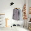 Relaxdays Appendiabiti con rotelle, A x L x P: 165 x 80 x Anteprima dell’immagine prodotto 5