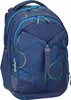 A blue backpack with a geometric pattern. Anteprima dell’immagine prodotto