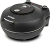 A black pizza oven is shown from a three-quarter angle on a white background. Náhľad obrázku produktu