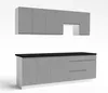 AX LIVING Aquileia Küchenzeile 240 cm – Grau Fronten mit Produktbild-Vorschau 5