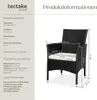 tectake® 2er Set Rattanstuhl Nantes widerstandsfähig 59 x Produktbild-Vorschau 7