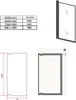 Badplaats Duschwand für Badewanne Medal 60 x 140 cm Schwarz Produktbild-Vorschau 2