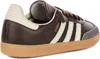 A side view of a brown Adidas Samba OG sneaker. Podgląd zdjęcia produktu