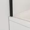 AICA 140cm Schwarz Faltwand 3 teilig Badewanneaufsatz mit Produktbild-Vorschau 8